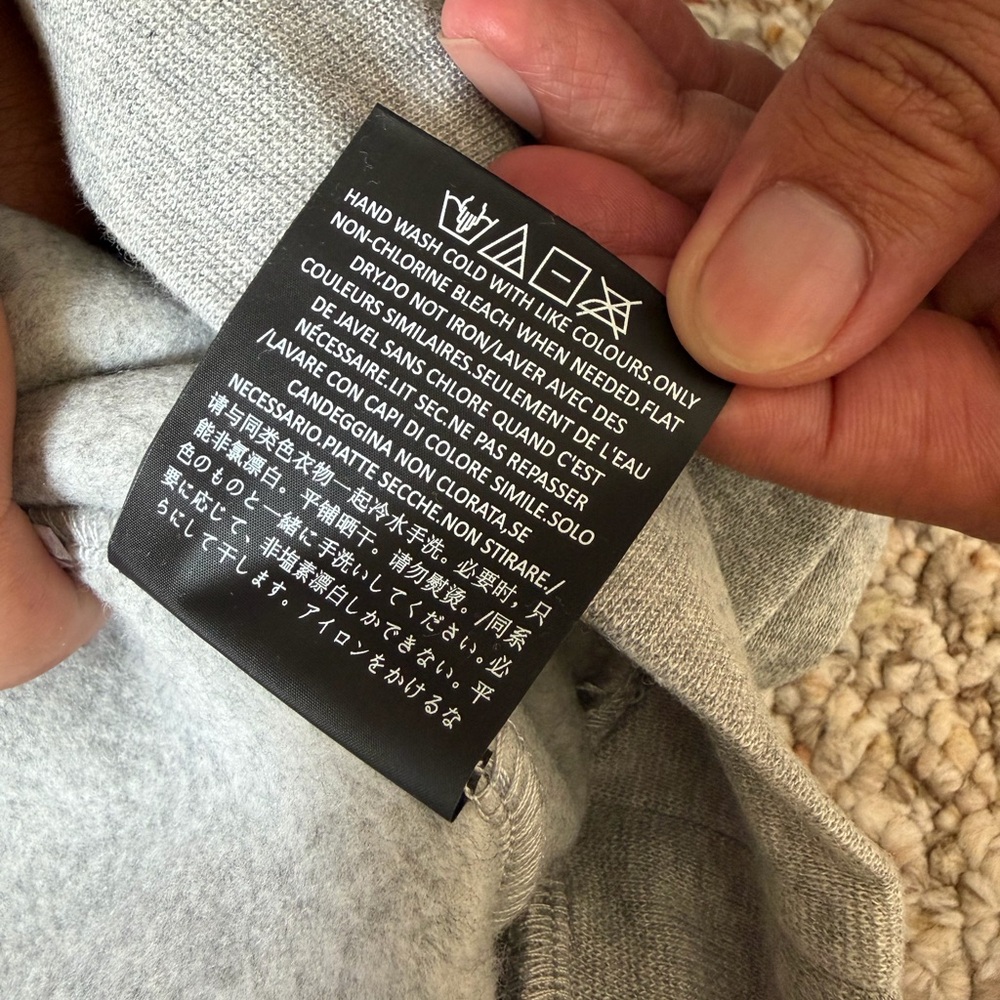 Essentials Light Gray Pullover NWT - image 3